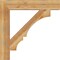 Ekena Millwork Balboa Block Rough Sawn Bracket, Western Red Cedar, 6"W x 38"D x 38"H BKT06X38X38BOA05RWR - alternate 3
